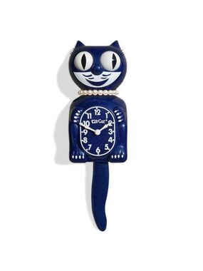 Urban Outfitters Galaxy Blue Lady Kit-Cat Clock